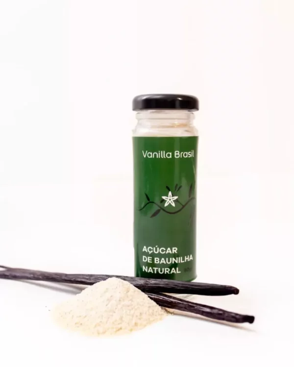 Açúcar de Baunilha Natural (80g) - Vanilla Brasil