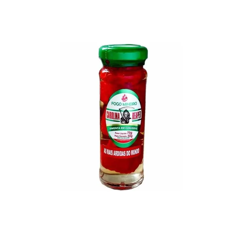 Molho de Pimenta Carolina Reaper - Fogo Mineiro - 100ml